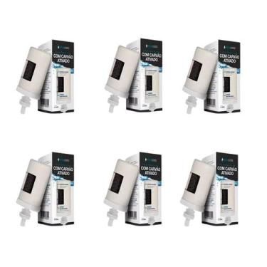 Imagem de Kit 6 Velas Para Filtro De Barro Com Carvão Ativado Oasis