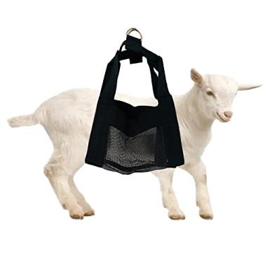 Imagem de Wvkzuc Eslinga de panturrilha de cordeiro para pesagem ajustável para limpeza de pelos de pequenos animais tomando banho e pesagem Sling