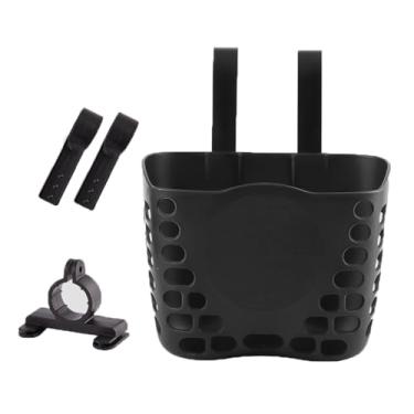 Imagem de Cesta de bicicleta infantil, cesta de bicicleta infantil com alças ajustáveis, cesta frontal de bicicleta para meninos, meninas e crianças, cesta de guidão de bicicleta de carga forte para ciclismo ao