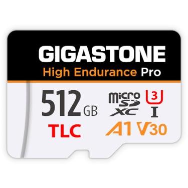 Imagem de [Recuperação de dados gratuita de 5 anos] Cartão micro SD GIGASTONE 512GB, alta resistência série Pro velocidade de até 100 MB/s, compatível com REDTIGER ROVE VIOFO VANTRUE PRUVEEO ARIFAYZ Dash Cam,