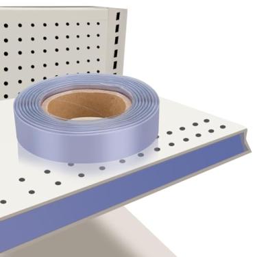 Imagem de Tiras de prateleira de 30 m, etiquetas de plástico transparente para varejo, etiqueta de preço, etiqueta de preço de prateleira de varejo, gôndola decorativa, inserção de vinil, faixa de destaque para