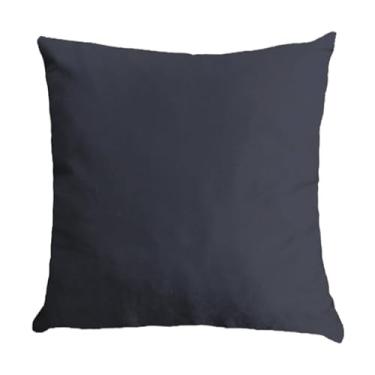 Imagem de Capa para Almofada em Veludo Liso Quadrada 60x60 Cinza Chumbo
