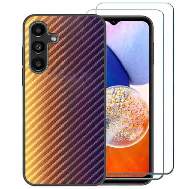 Imagem de Ranyi Capa para Samsung Galaxy A15 com protetor de tela, capa de borracha de silicone flexível fina e flexível para Samsung Galaxy A15 5G S156V