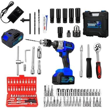 Imagem de Kit Chave de Impacto 48V + Jogo Soquete 46 Peças