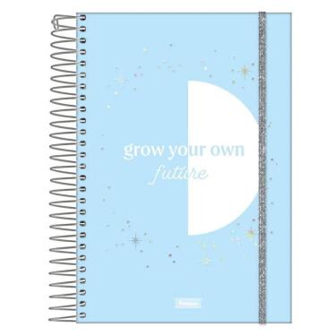 Imagem de Caderno Universitário Fluor Mix Soft 10 Matérias Azul Foroni