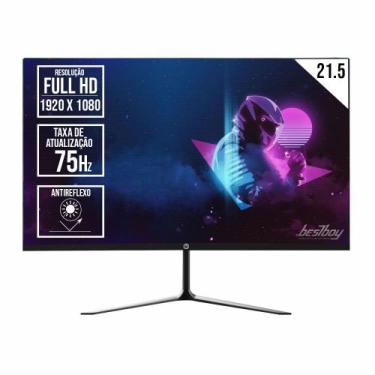Imagem de Monitor led brazilpc 21.5"antireflexo full hd 75hz preto