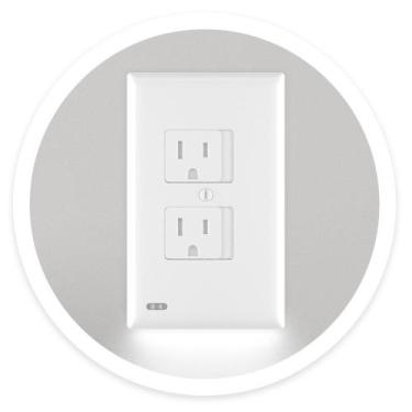 Imagem de Placa de Segurança SnapPower SafeLight para Tomadas Duplex