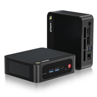 Imagem de Beelink Mini PC, AMD Ryzen 7 5850U(8C/16T, Up to 4.4GHz), 32GB DDR4 RAM 1TB PCIe3.0 x4 SSD, SER5 Pro Mini Desktop Computer Support 4K Triple Display/DP/HDMI/USB 3.2/WiFi 6/BT5.2, Gaming/O
