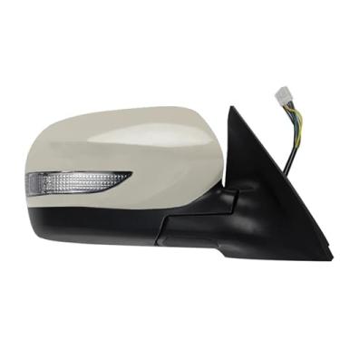 Imagem de Espelho retrovisor externo do carro, acessórios para Subaru Forester 2011 2012, pisca-pisca LED aquecido, espelho lateral dobrável automático 9 pinos(9 Wire Right-04)