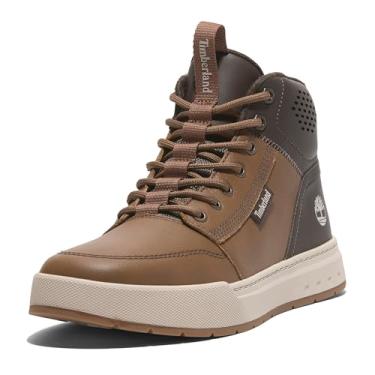 Imagem de Timberland Tênis masculino Maple Grove Mid Lace-Up, Grão integral enferrujado, 39