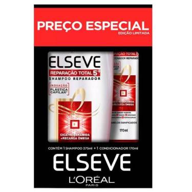 Imagem de Shampoo 375ml+Condicionador 170ml Elseve Reparação Total 5