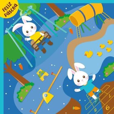 Imagem de Saco Express 18x18cm para Ovos de 50g a 100g - Parquinho Azul - 5 unid