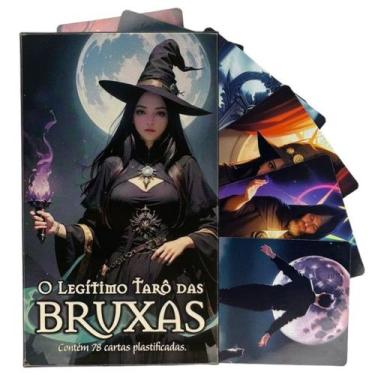 Imagem de O Legítimo Tarô das Bruxas 78 Cartas Plastificadas C/ Manual - META AT