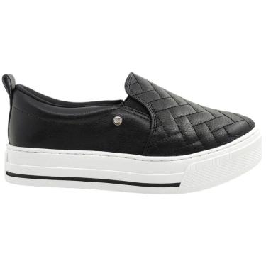 Imagem de Tênis Feminino Iate Slip On Casual Dia a Dia Passeio Trabalho Flatform Conforto Via Marte 027-011