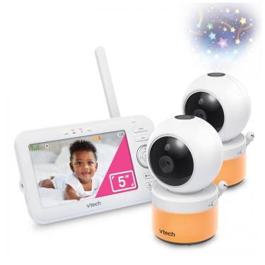 Imagem de Babá Eletrônica, Monitor 270 com Luz Noturna Coloridas, VTECH VM5463 2, Branco