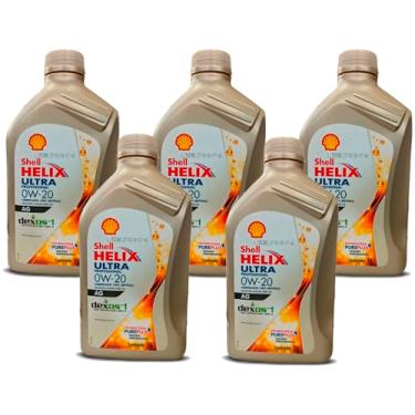 Imagem de Kit Troca 5 L Oleo Shell Helix Ultra Professional 0W-20 Dexos 1 Sintetico