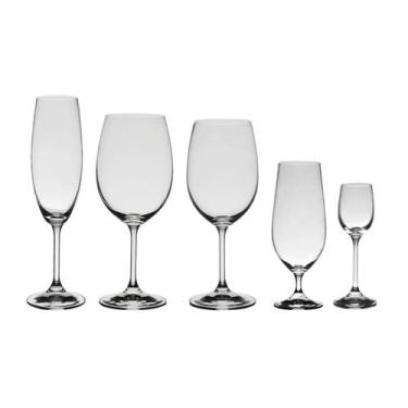 Imagem de Kit de Taças De Cristal Bohemia Roberta 30 Peças - Bohemia Crystal