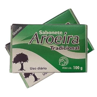 Imagem de Sabonete Aroeira Glicerinado 100g Tropical - Kit 2 Barras