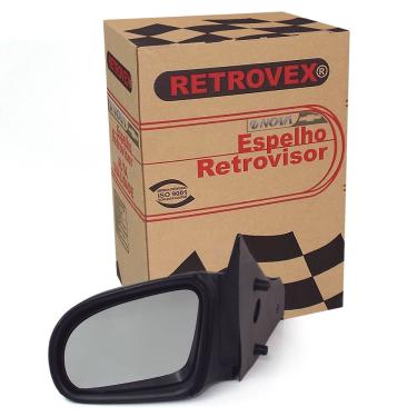 Imagem de Espelho Retrovisor 2 4 Portas Lado Esquerdo Sem Controle Retrovex Corsa 1994 A 2003