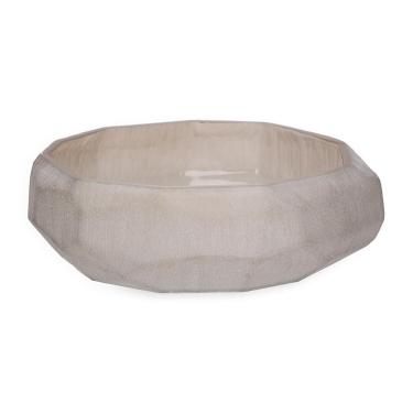 Imagem de Centro de mesa em vidro cinza mart 38CM