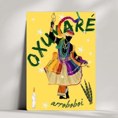 Imagem de Coleção 18 Quadros Decorativos Orixás Giz - Oxum, Oxóssi, Ogum, Iemanjá, Oxalá e Xangô... Umbanda - 28x20cm (Oxumaré)