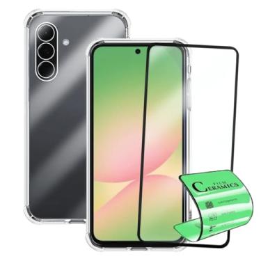 Imagem de Capa Capinha Anti Impacto e Película Premium 9D Cerâmica Compatível Com Samsung Galaxy A56