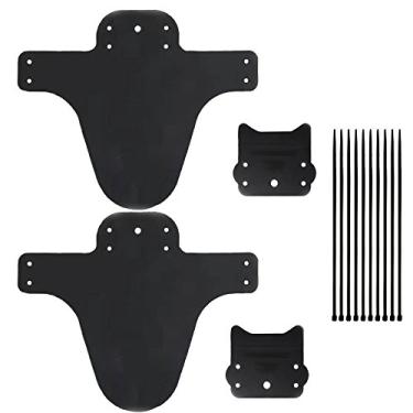 Imagem de 2 peças de para-lamas de mountain bike serve para para-lamas dianteiro e traseiro de bicicleta de 66 cm/69,8 cm/73,7 cm, para-lamas de bicicleta de montanha e fat bike, para-lamas ajustável para MTB