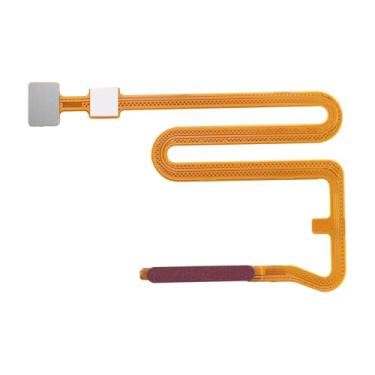 Imagem de BESJMYT Para Samsung Galaxy A14 5G Botão Liga/Desliga Vermelho Escuro e Sensor de Impressão Digital, Cabo Flexível, Substituição do Cabo Flexível, Botão de Controle, Liga/Desliga, Peças de Reparo