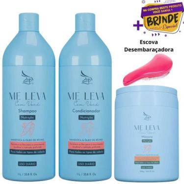Imagem de Zap Kit Me leva Shampoo, Condicionador + Máscara Mandioca 