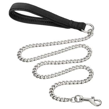 Imagem de Coleira de cachorro SLE Heavy Duty Metal à prova de mastigar 180 cm pa