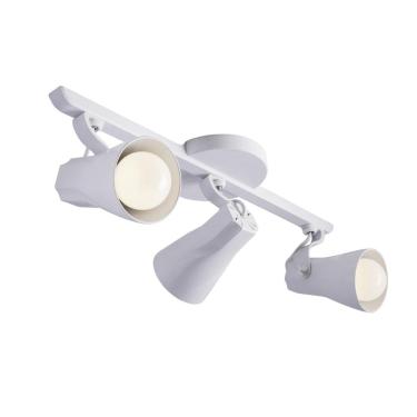 Imagem de Luminária de Teto Spot Trilho Direcionável Octa 3 Lâmpadas Praia Litoral E27 Bivolt