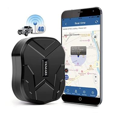 Imagem de TKMARS Rastreador Gps Para Veículos 4G Tk905B 10000Mah Bateria De Longa Duração, Dispositivo Rastreamento Carro Magnético, Distância Ilimitada Em Tempo Real Motocicleta Camping Carro, Aplicativo Sem