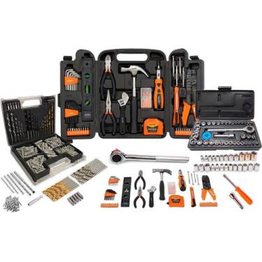 Imagem de Kit Jogo De Ferramentas 241 Peças Com Maleta Multiuso - THE BLACK TOOL