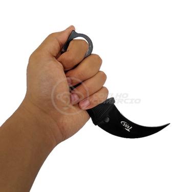 Imagem de Knife Black Karambit Preto Inox Counter Strike