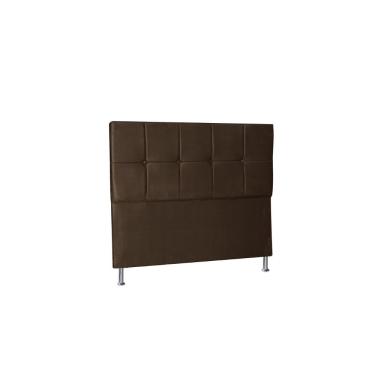 Imagem de Cabeceira Lisboa 1,95 Cm Cama Box King Size Suede Marrom