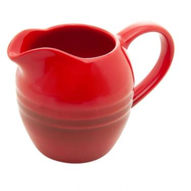 Imagem de Cremeira De Cerâmica Retrô Vermelha 12,5X8X9Cm