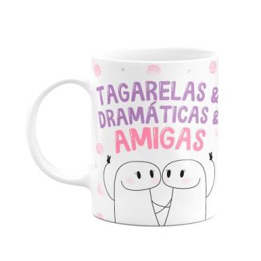 Imagem de Caneca Flork Amigas - Tagarelas e Dramáticas e Amigas - JPS INFO