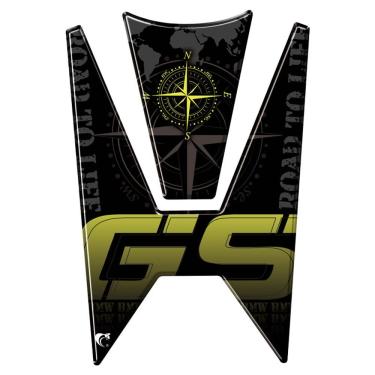 Imagem de Adesivo Protetor Tanquetank Pad Moto Bmw Preto Preto