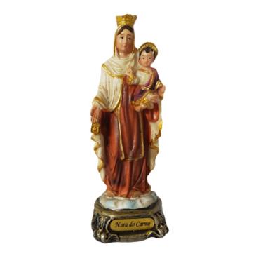 Imagem de Imagem De Nossa Senhora Do Carmo Em Resina 13cm