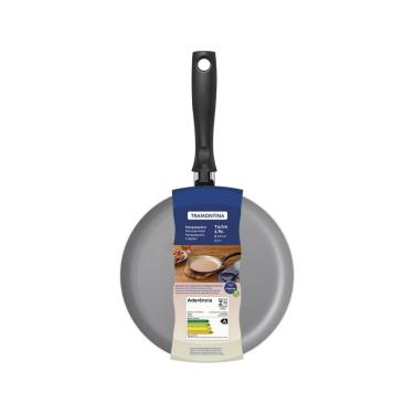 Imagem de Panquequeira Tramontina Turim Interno E Externo Em Antiaderente Starflon Max Chumbo 18 Cm