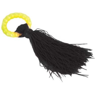 Imagem de Anel Peniano Com Pérolas Massageadoras E Mini Chicote - Nanma - Preto