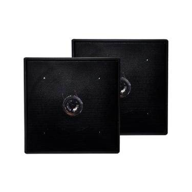 Imagem de Kit Arandela Coax Ial Gp 70w 8r Quadrada Pt Leson