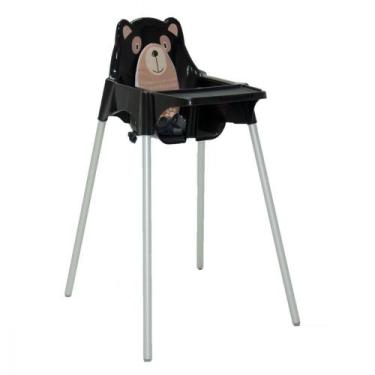 Imagem de Cadeira Para Refeição Infantil Tramontina Teddy Preto