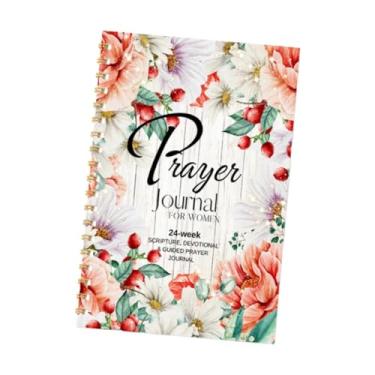 Imagem de Fancyes Diário de Oração para Mulheres Caderno de Diário Bíblico Capa Flexível Caderno Cristão Premium para Mulheres Homens Adultos