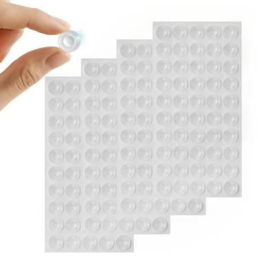 Imagem de Furnigear Protetores De Gabinete - Pontos Proteção Borracha Macia E Transparente (200 Unidades) Redutores Ruído, Extremamente Duráveis