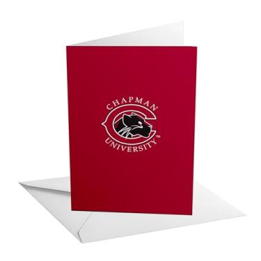 Imagem de Desert Cactus Chapman University Cartão comemorativo Panthers 12,7 x 17,8 cm único dobrado cartolina com envelope festa celebração oficialmente licenciado (5x7 cartão A - branco)