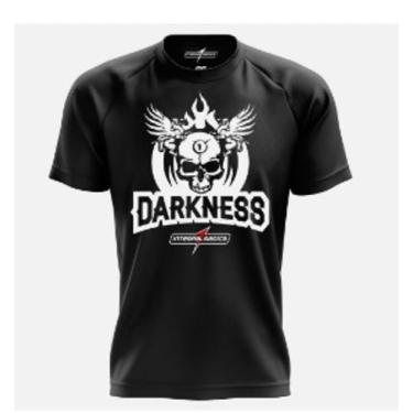 Imagem de Camisa Darkness de treino DryFit - Integralmedica, Preto, P