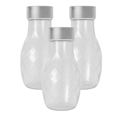 Imagem de 3 Jarras Garrafa De Água Suco Geladeira 1,4l Tampa Higiênica (Branco)