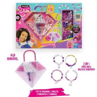 Imagem de Kit Beleza Make Infantil Micangas MK56 Polibrinq