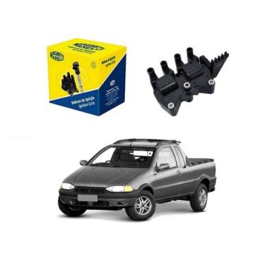Imagem de Bobina de ignição marelli fiat strada 1.6 16v 1997 a 2003 - MAGNETI MA